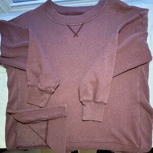 Aerie Burgundy Women's Sweatshirt Size M